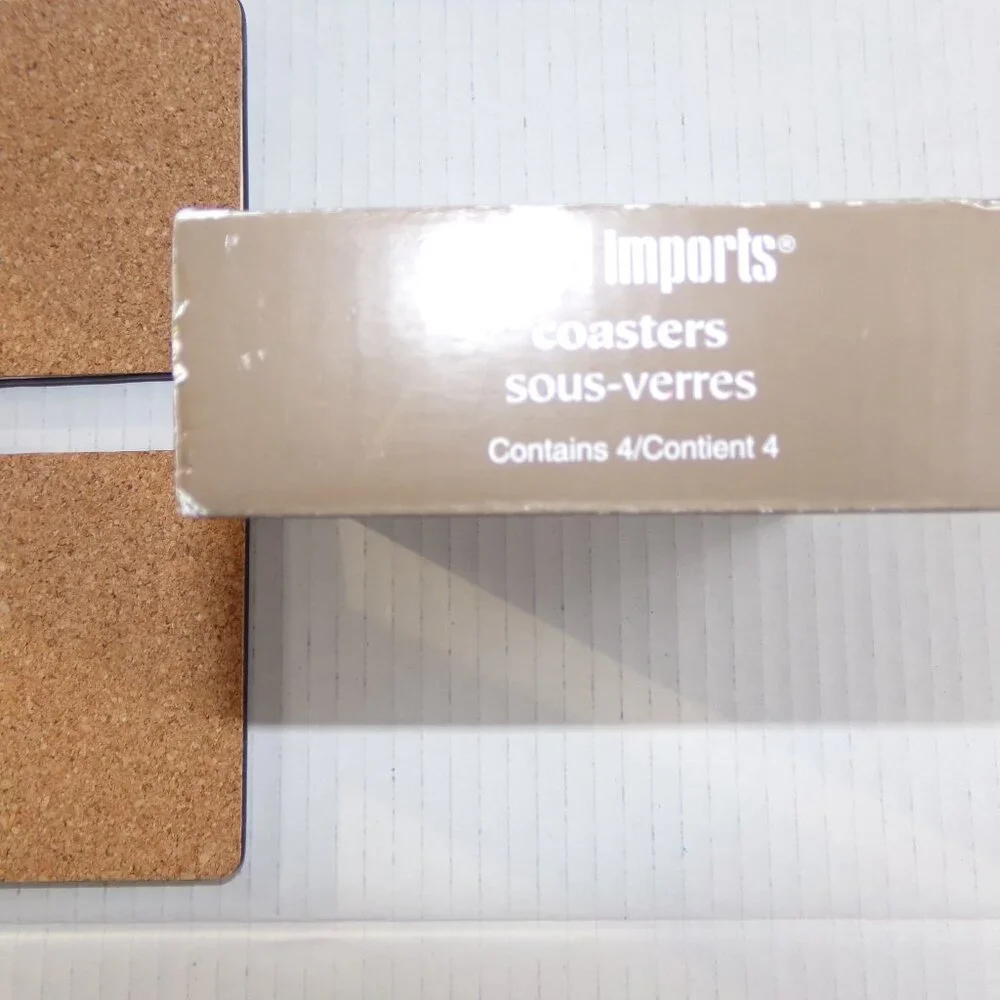 Pier 1 Imports Make A Toast Ceramic Set 4 Coaster Coffee Table